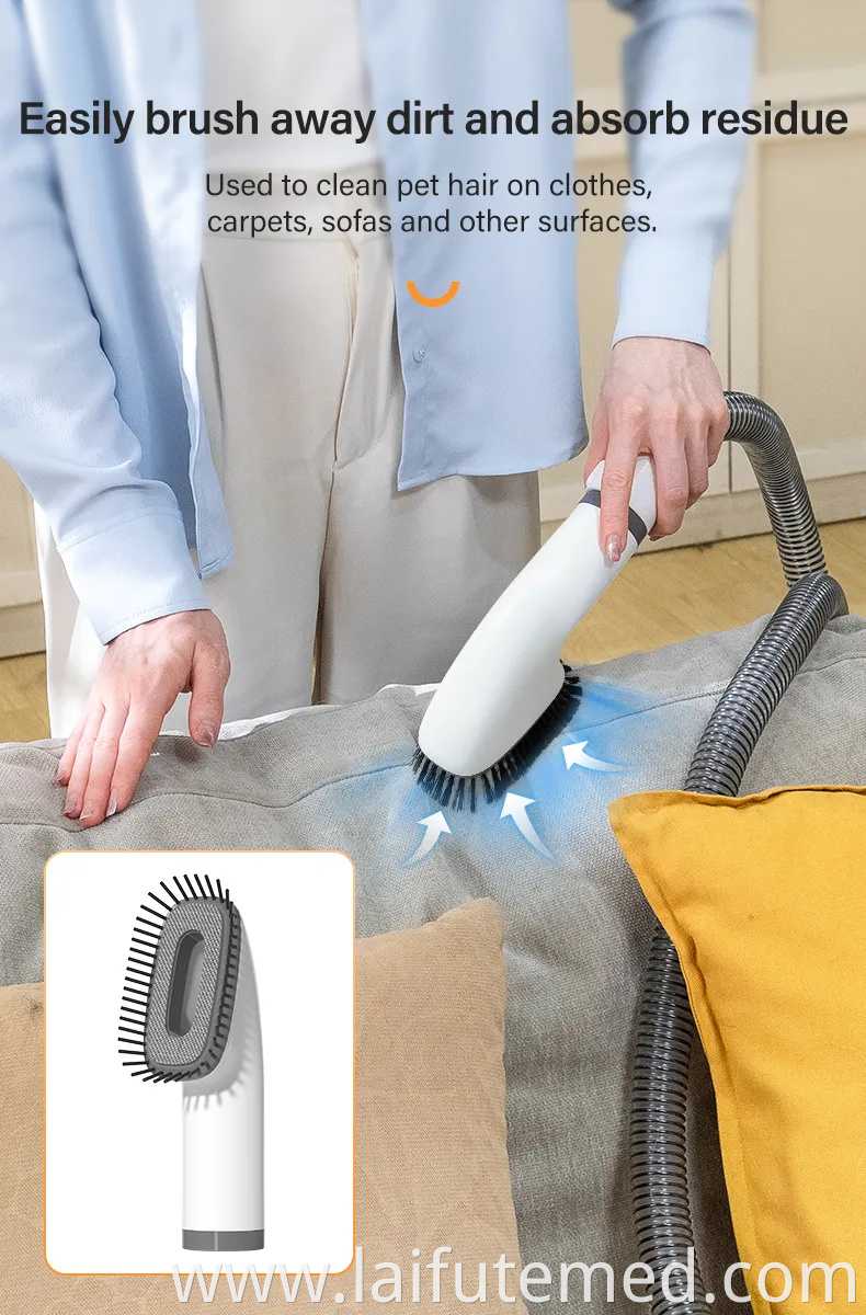 Elspet 4 in 1 Dog Vacuum Grooming Tools with Comb Clipper Grooming Dryer Adjustable Temperatures, Heating, and Anion Functions PRO Dog Grooming Kits